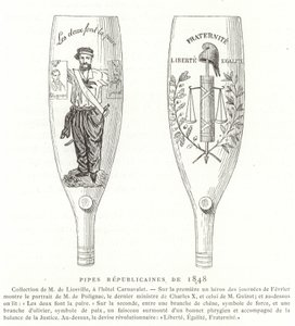 Pipes républicaines, Révolution de 1848, France