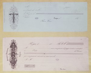 Demandes de paiement, émises à Troyes dans les années 1840