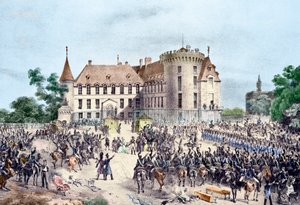 Révolution de 1830, Charles X se présente à la Garde nationale