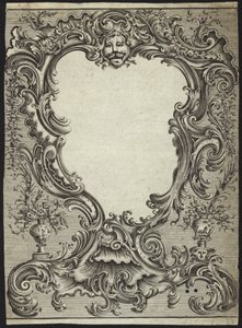 Design rococo pour un cadre - French School