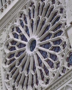 Rosace de la façade ouest, vers 1270