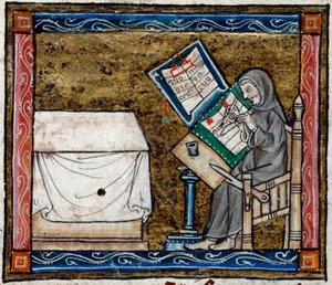 Scribe copiant d