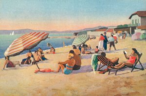 Saint-Tropez : La plage de la bouillabaisse - French School