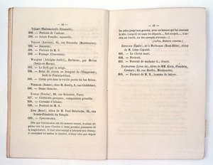 Entrée du catalogue du Salon des Refusés pour Dame Blanche de Whistler (Symphonie en blanc n°1 : La Fille en blanc) 1863 - French School