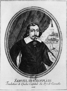 Samuel de Champlain (1570-1635), gravure anonyme