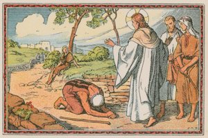 Scène de la vie de Jésus - French School