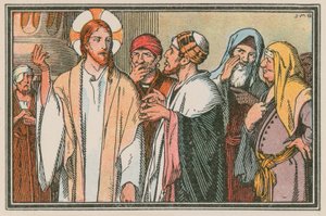 Scène de la vie de Jésus - French School