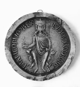 Sceau de Louis VII (1120-80) 1175