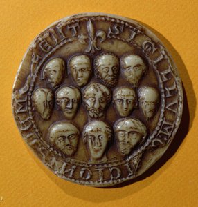 Sceau du conseil de la Commune de Meulan, 1195