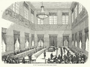 Session de la Tagsatzung, la Diète fédérale suisse, à Zurich - French School