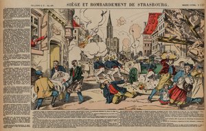 Siège et bombardement de Strasbourg, Guerre franco-prussienne, août-septembre 1870 - French School
