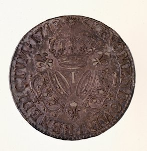 Écu français en argent, règne de Louis XIV - French School