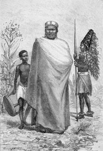 Sina, Sultan de Kibosho et un guerrier