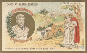 Sophocle (495 av. J.-C.-406 av. J.-C.), tragédien grec, auteur de « Œdipe à Colone », pièce jouée posthumément en 401 av. J.-C.