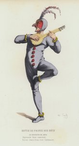 Sottie du Prince des Sotz (gravure en couleur) - French School