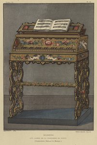 Épinette avec les armoiries de la princesse de Conti - French School
