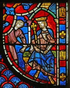 Saint Blaise exécuté devant un roi