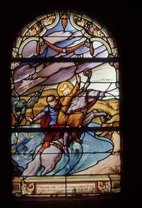Saint Guénolé, abbé de Landévennec, sauve le roi Gralon lors de l