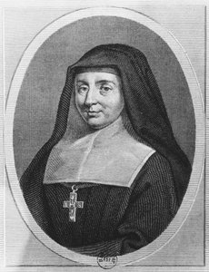 Sainte Jeanne-Françoise de Chantal (gravure)