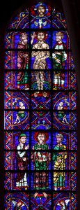 Saint Jean-Baptiste avec Agnus Dei ; le Baptême dans le Jourdain