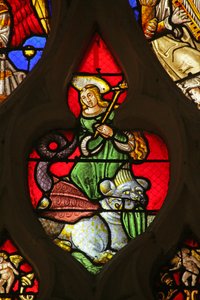 Sainte Marguerite avec un dragon