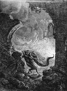 Le Purgatoire de Saint Patrick, milieu du XIXe siècle - French School