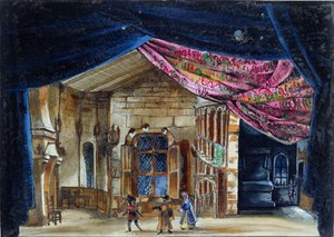 Décor de scène pour l