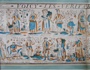 Marchands ambulants au XVIIIe siècle
