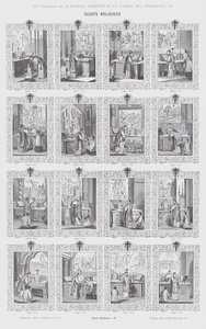 Sujets religieux (gravure) - French School