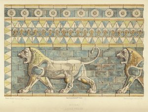 Suse, Frise des lions