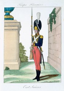 Centurion Suisse, de Troupes Françaises, pub. chez Basset, Paris, vers 1790