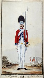 Garde suisse. Planche 16 dans “Compendium d
