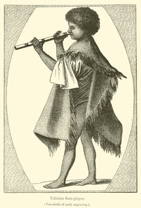 Joueur de flûte tahitien