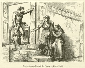 Tendres adieux de Nuccia à Meo Patacca