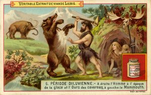 La période antédiluvienne, Carte Liebig
