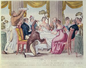 La Jarretière de la mariée, vers 1820 - French School