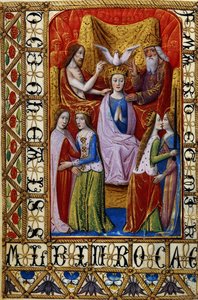Le Couronnement de la Vierge par la Sainte Trinité, c.1500