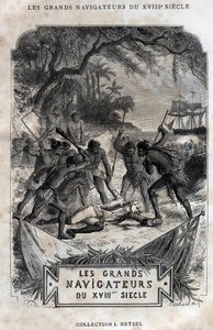 La Mort du Capitaine James Cook - French School