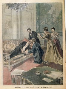 La mort de Félix Faure (1841-99) de Le Petit Journal, 26 février 1899