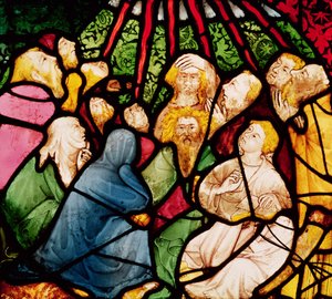La Descente du Saint-Esprit, vers 1400 - French School