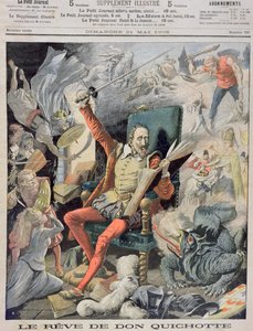Le Rêve de Don Quichotte, illustration de couverture de Le Petit Journal, 21 mai 1905 - French School