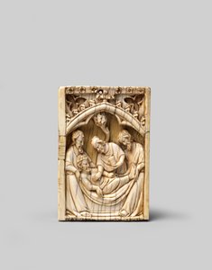 La Mise au tombeau du Christ, moitié supérieure de l