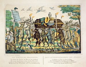 La Procession des chasseurs, vers 1850