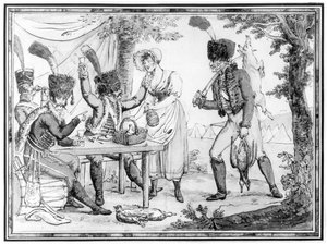 Les Hussards et la Vivandière, 1803