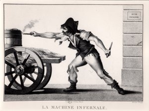 La Machine infernale, rue Saint-Nicaise, Paris, 24 décembre 1800 - French School