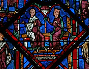 La fenêtre de Joseph : La femme de Potiphar essaie de séduire Joseph