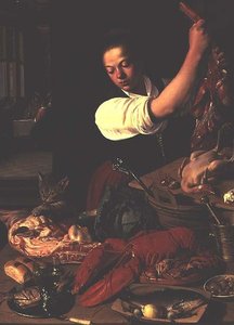 La cuisinière - French School