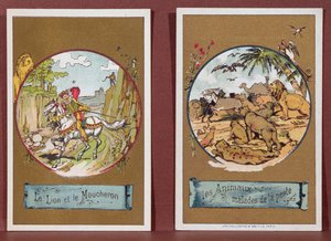 Le Lion et le Moucheron, et les Animaux malades de la peste, des 