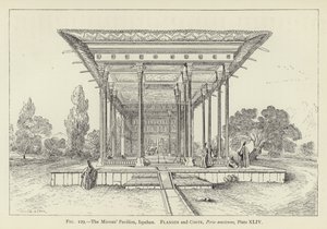 Le Pavillon des Miroirs, Ispahan - French School