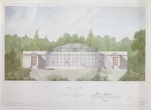La Maison des Singes au Jardin des Plantes à Paris, 1835